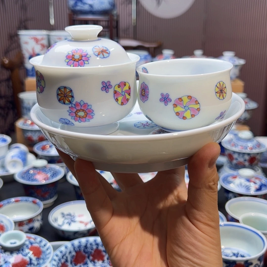 3件套斗彩皮球花啊啊啊啊啊啊啊啊啊啊