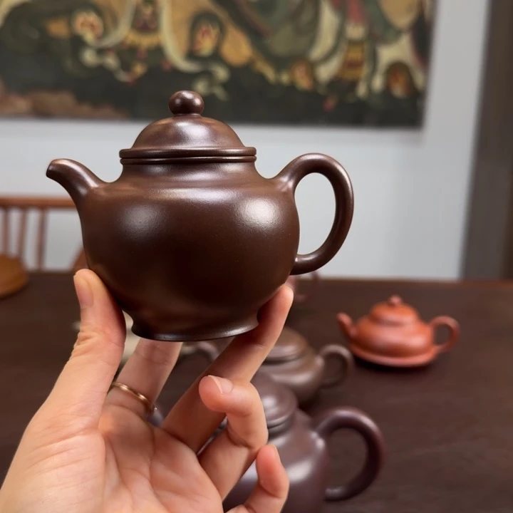 青***～茶壶紫砂掇只全手