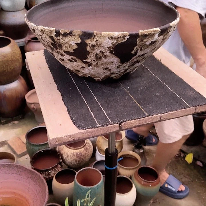 紫砂花盆高度21口径41