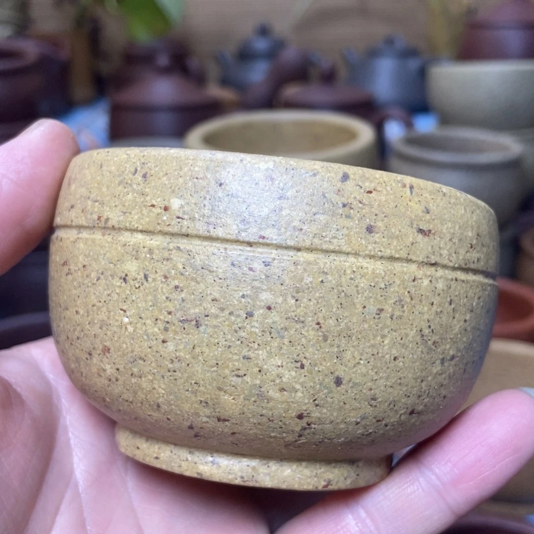 茶杯紫砂乱目手工泥150毫升