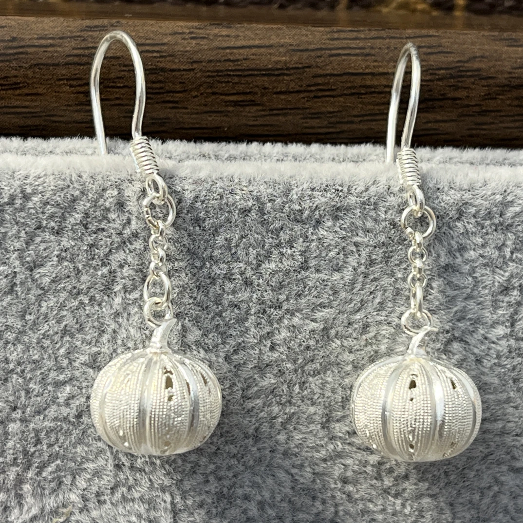 足银耳饰 女通用原创设计耳环纯手工制作