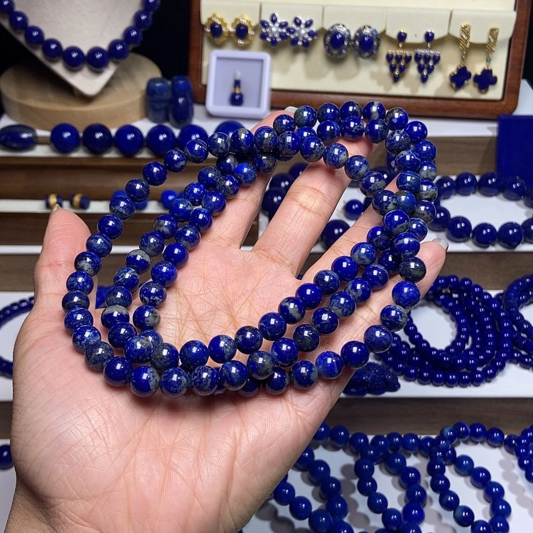 青金石未镶嵌8mm+108