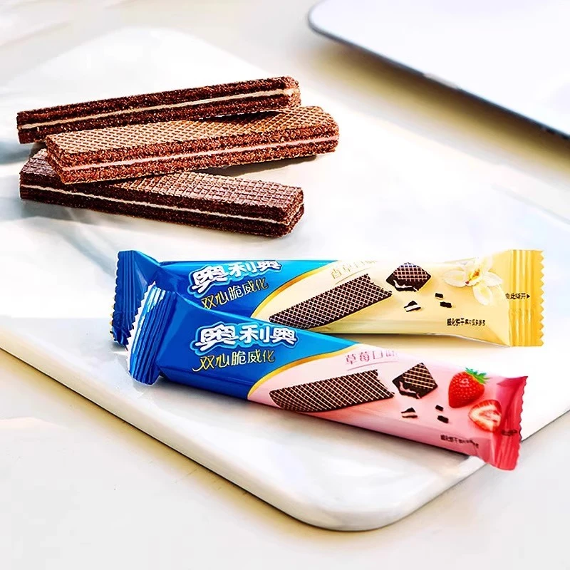 [7/18到期]奥利奥威化双心脆散装草莓/香草混发40条