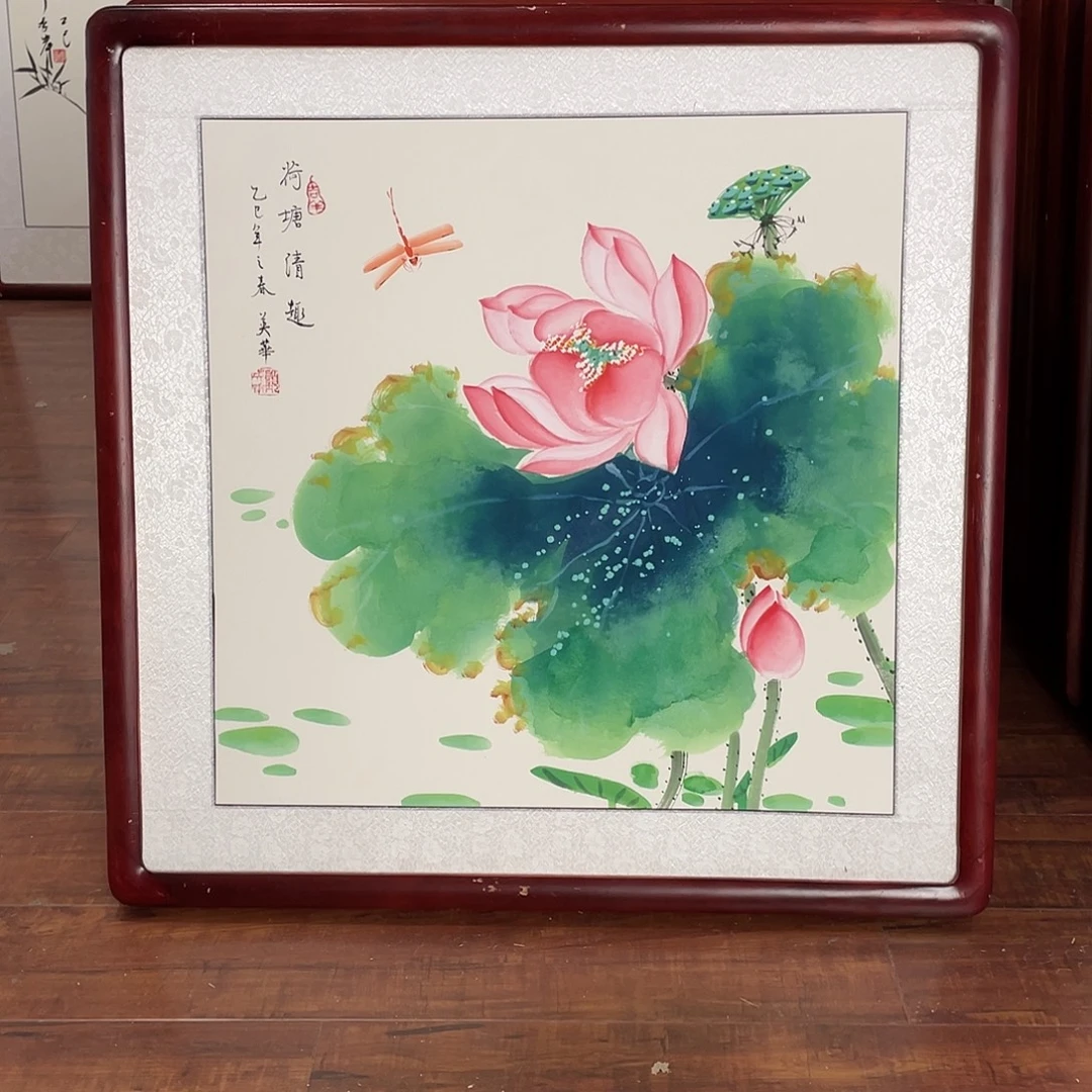 国画带框尺寸63*63厘米