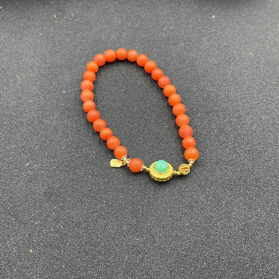 BY0212FPXQ标20 南红手链