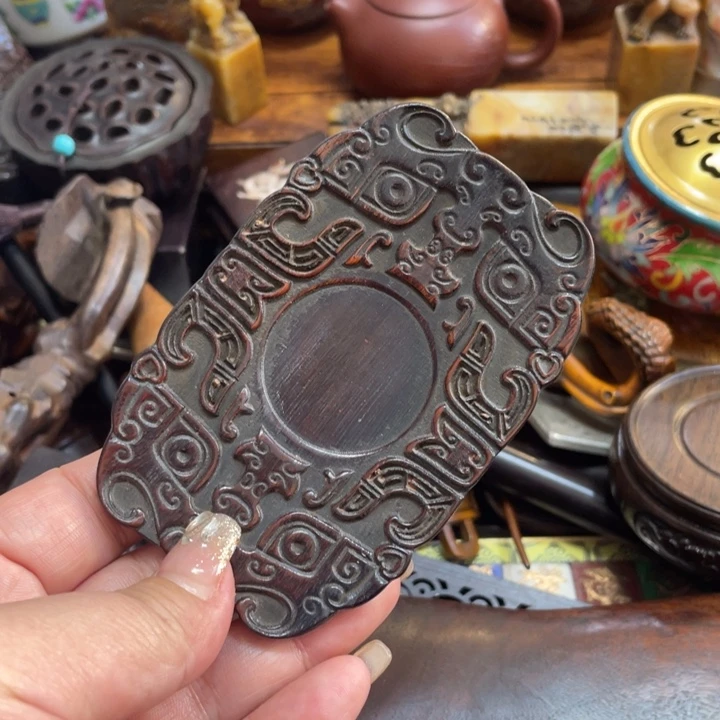 端景台紫檀木类陶瓷陶瓷艺术家的作品