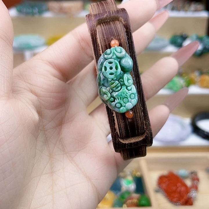 翡翠未镶嵌手链手链