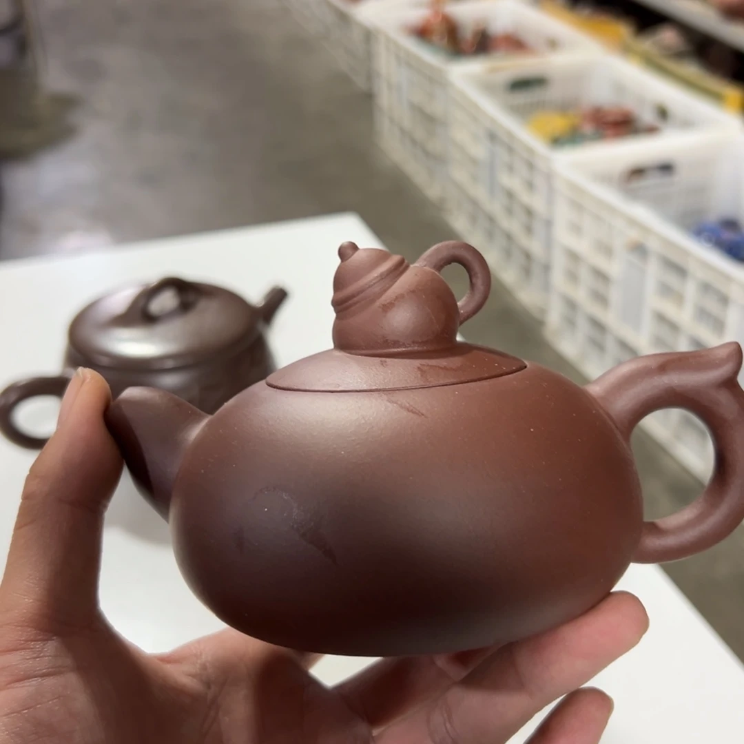 茶壶紫砂老厂紫砂壶一件！