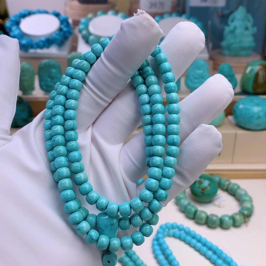 绿松石未镶嵌挂件