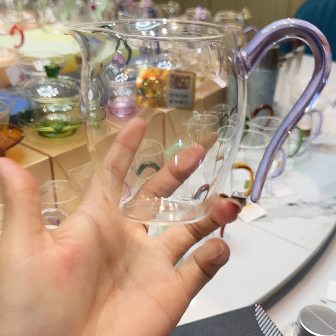 禾器浅紫色怡然公道杯