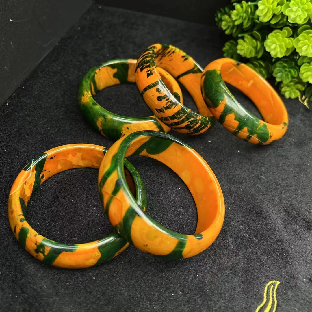 S6920【福嘟嘟】千草灵碧健妄石玛瑙绿玛瑙手镯-多样性只发一件