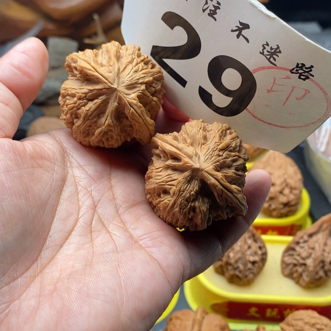 把件文玩核桃43鸭蛋虎
