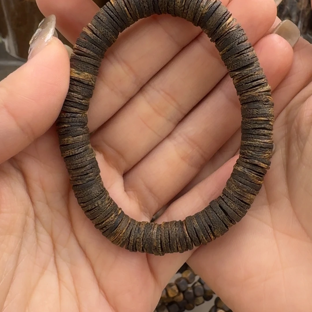 *****沉香手串奇楠沉香沉水片珠卡8