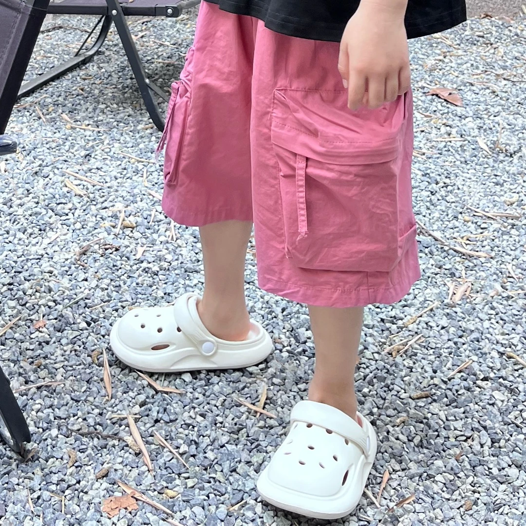 DAMON春夏款2025新款痞帅风儿童韩版休闲阔腿工装裤中大童长裤