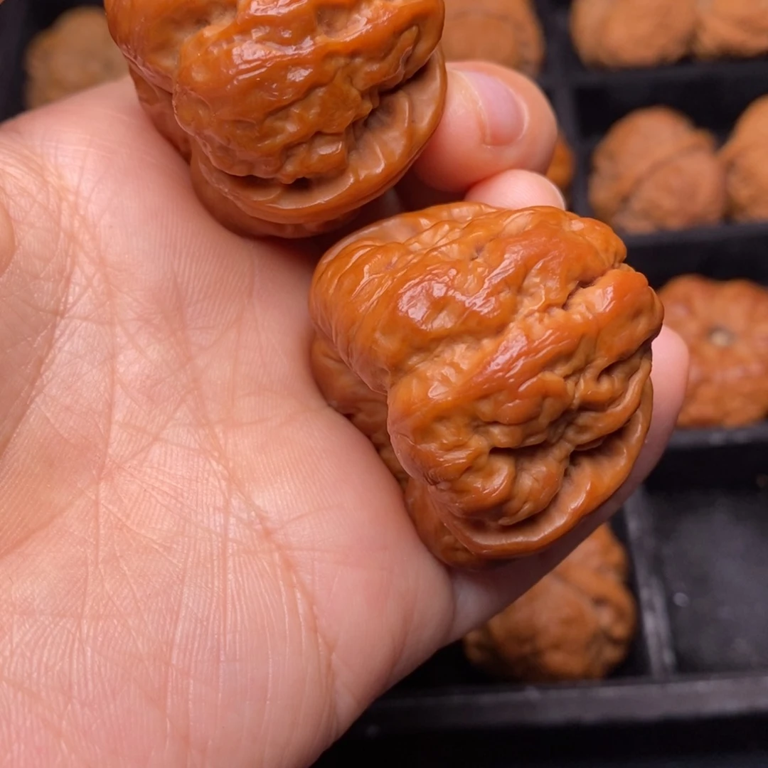 文玩核桃把件秦岭野生核桃