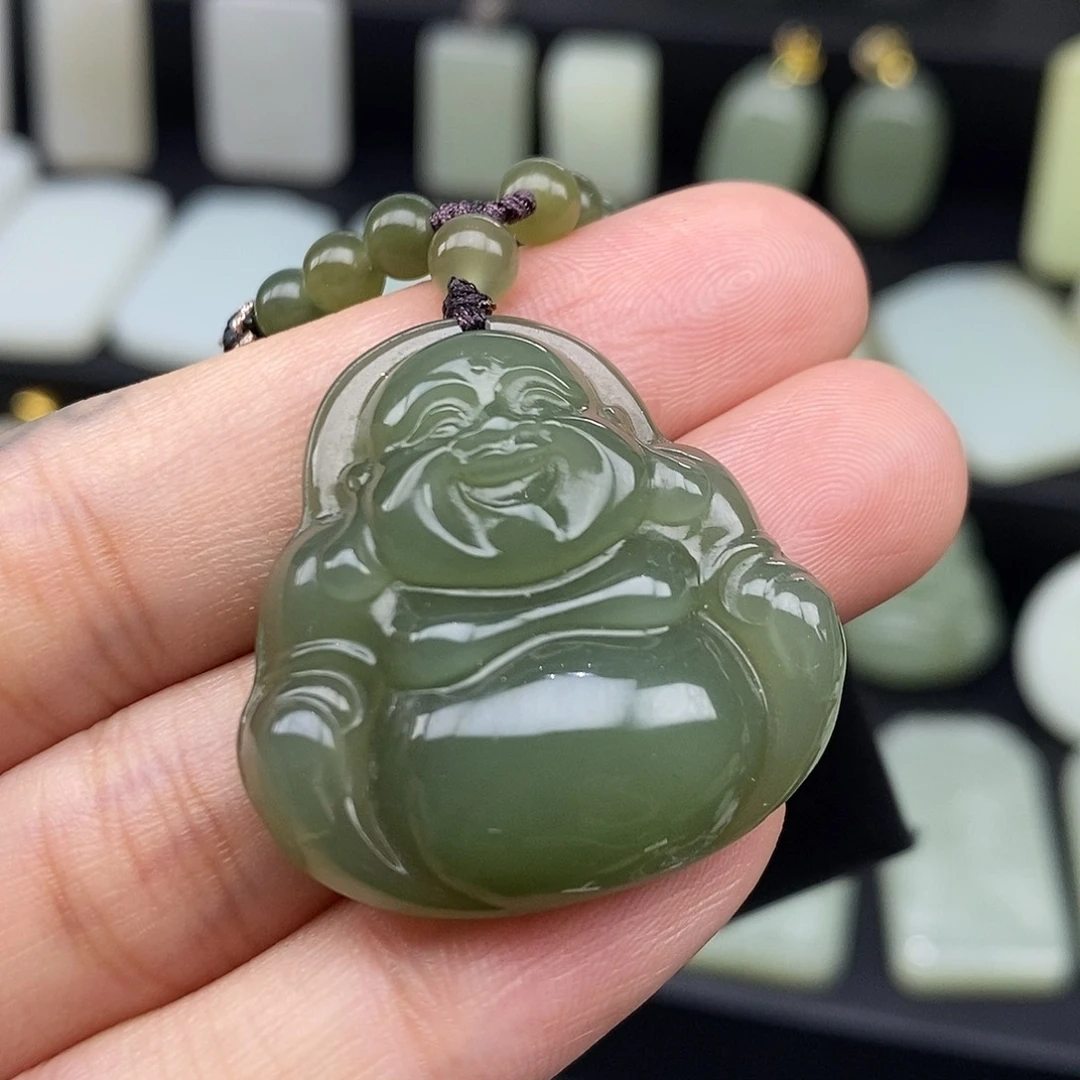 和田玉未镶嵌颈饰卡30➕