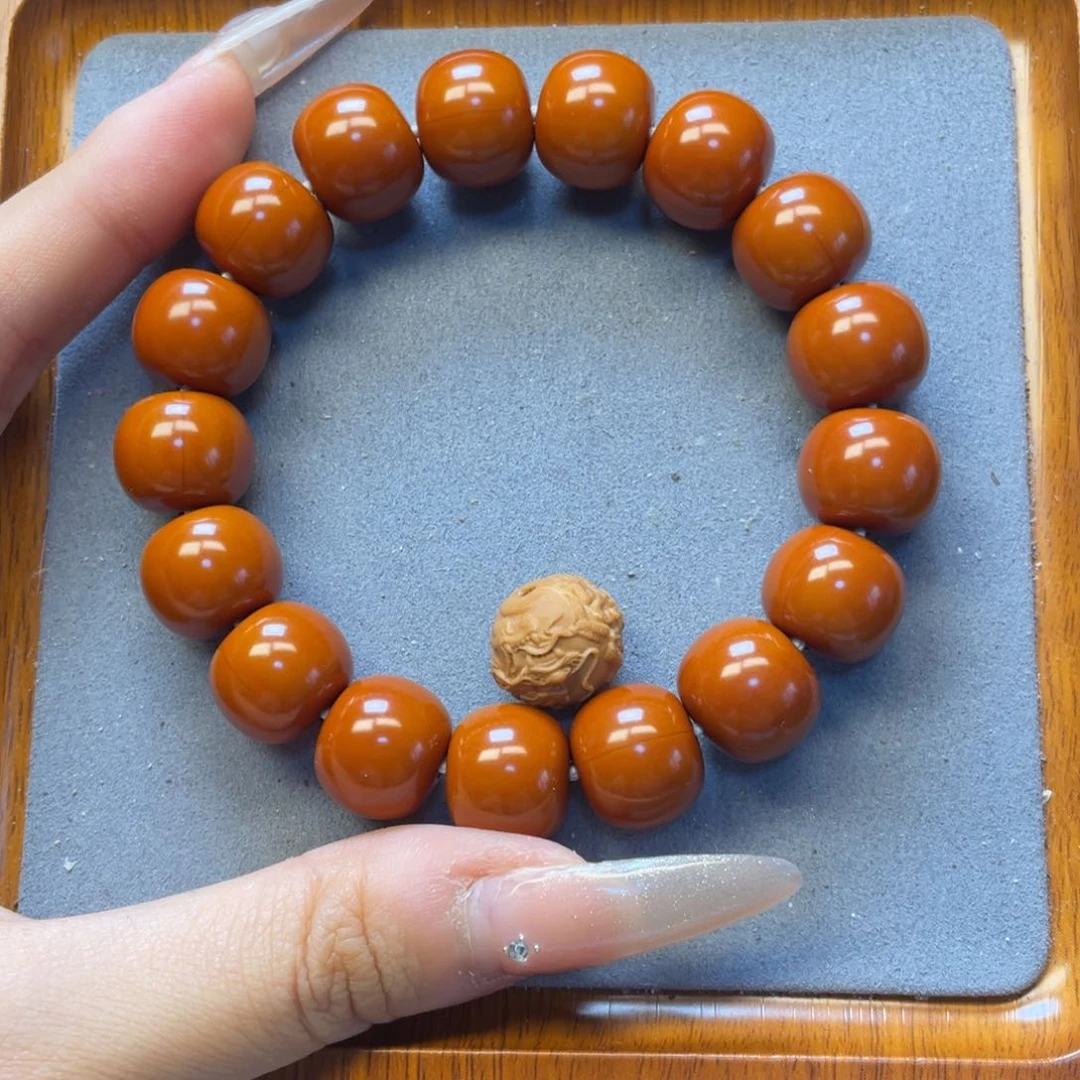 核桃手串/手链随*全品大老型➕雕刻龙单珠