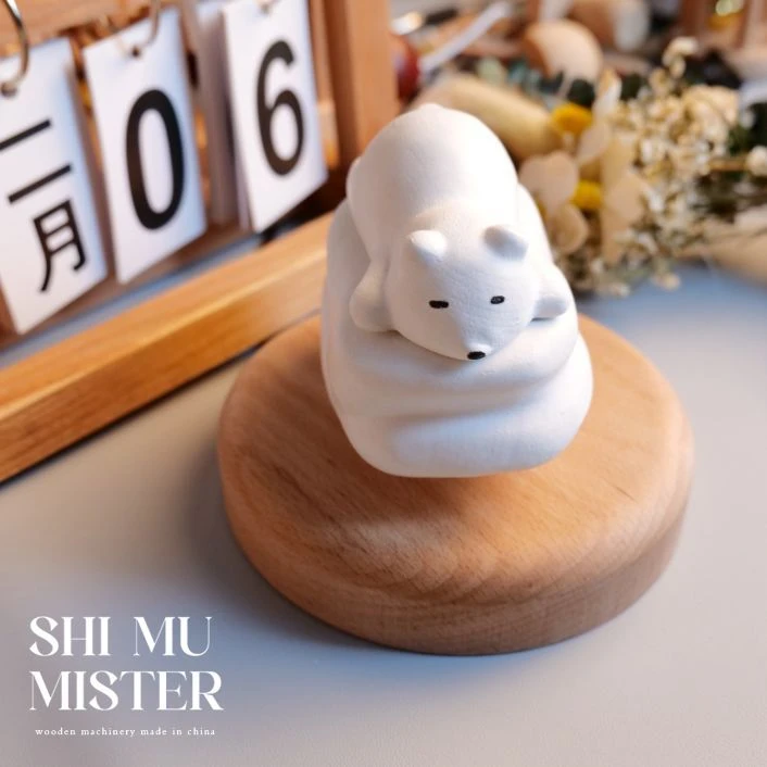 磁悬浮小熊生日礼物节日礼物创意手工实木玩具机械桌面摆件工艺品