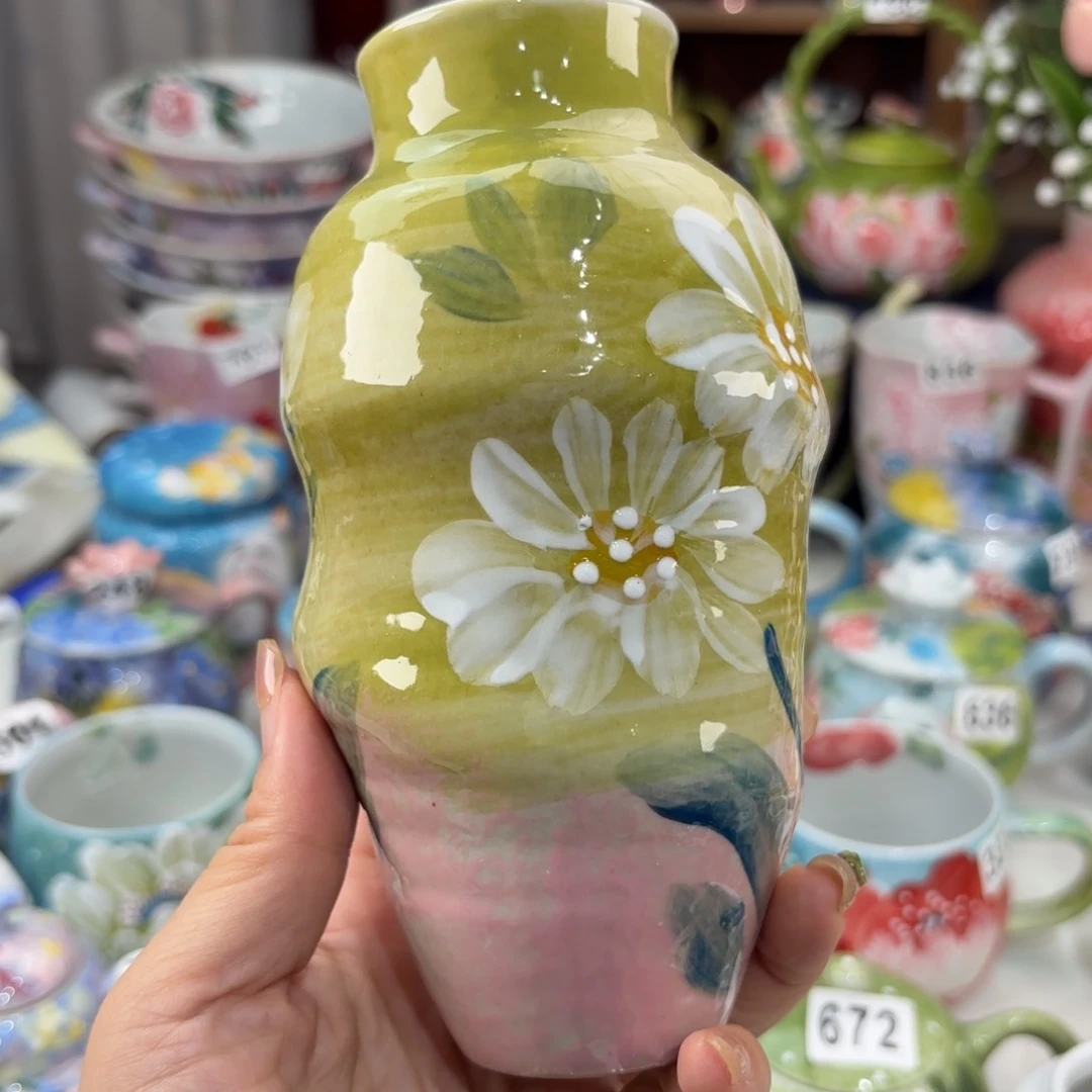 瓷片景德镇手绘高温釉下彩陶瓷茶具