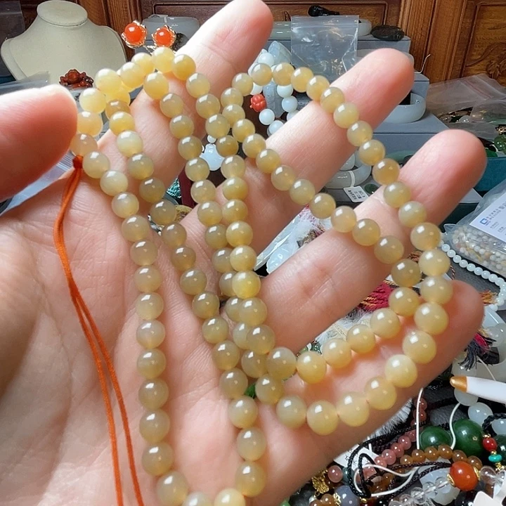 和田玉未镶嵌手链