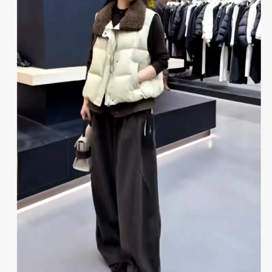 秋冬马甲外套新款时尚显瘦气质女士洋气百搭服装裤子冬季加绒加厚