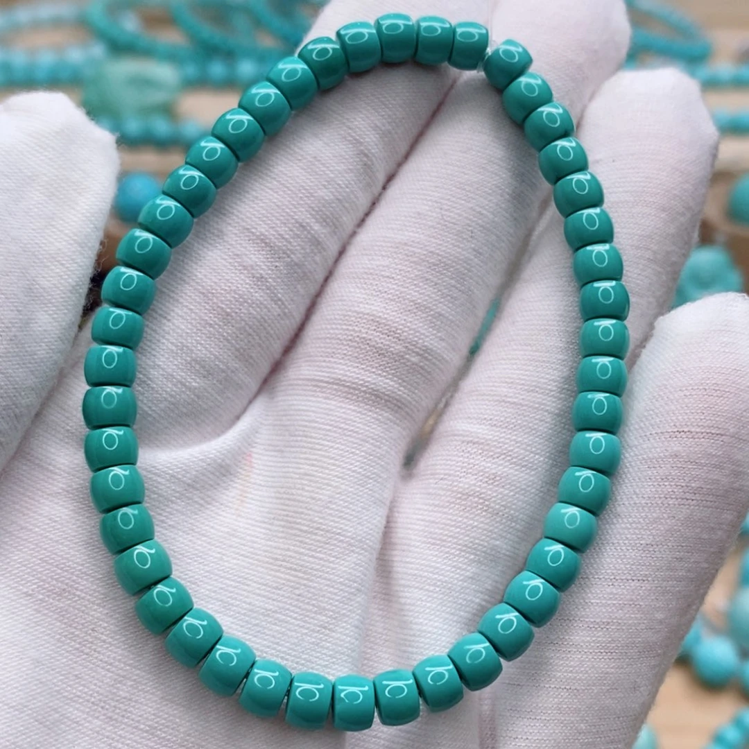 绿松石未镶嵌珠宝奇石5.5mm