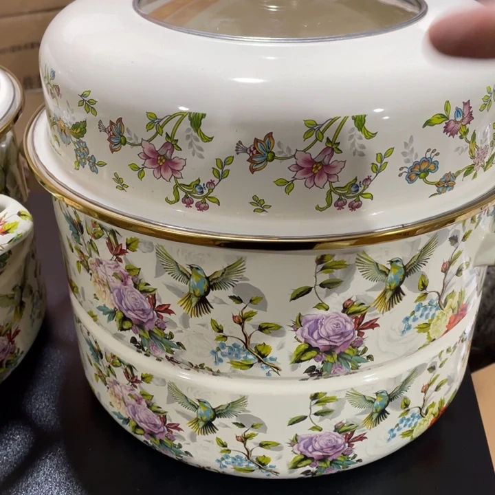 30公分双层蒸锅，盖子错版。