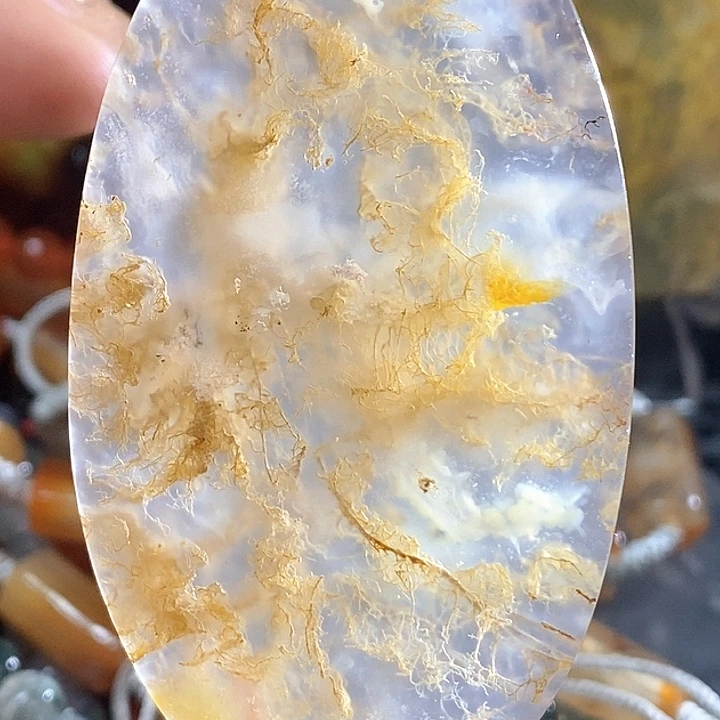 浪***左玛瑙/玉髓未镶嵌颈饰