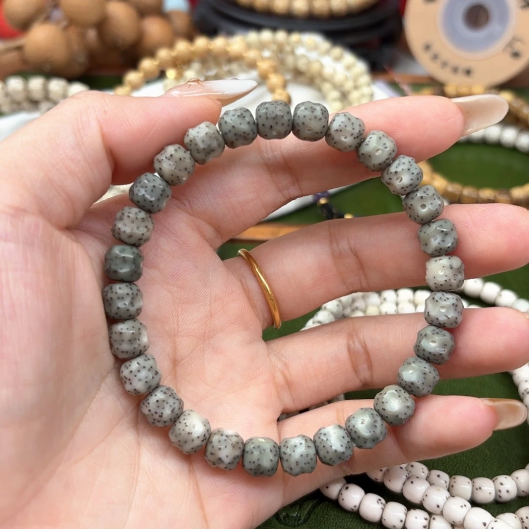 老***～星月菩提手串8改无相单圈❗️小细星糯冰料⚠️双金标⚠️