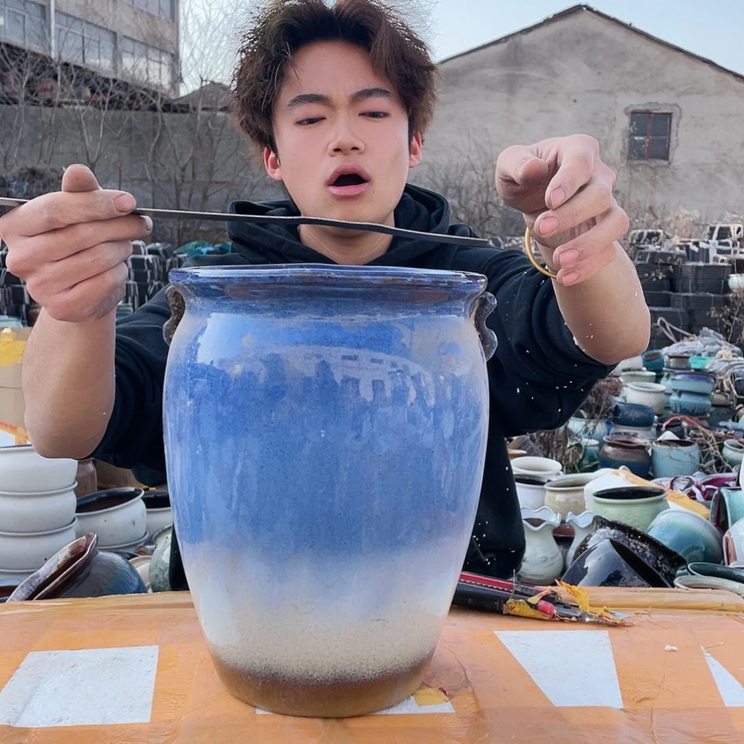 红陶宜兴紫砂花盆