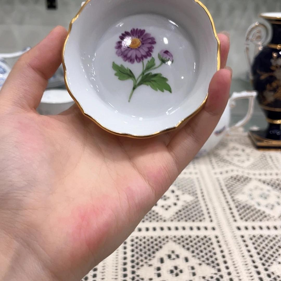 瓷片中古一等小碟子