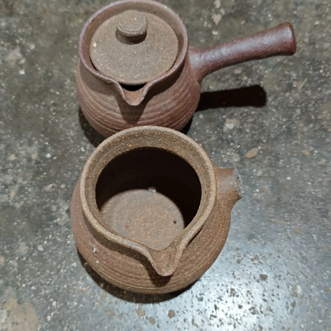 雪***梅粗陶烤茶罐粗陶烤茶罐