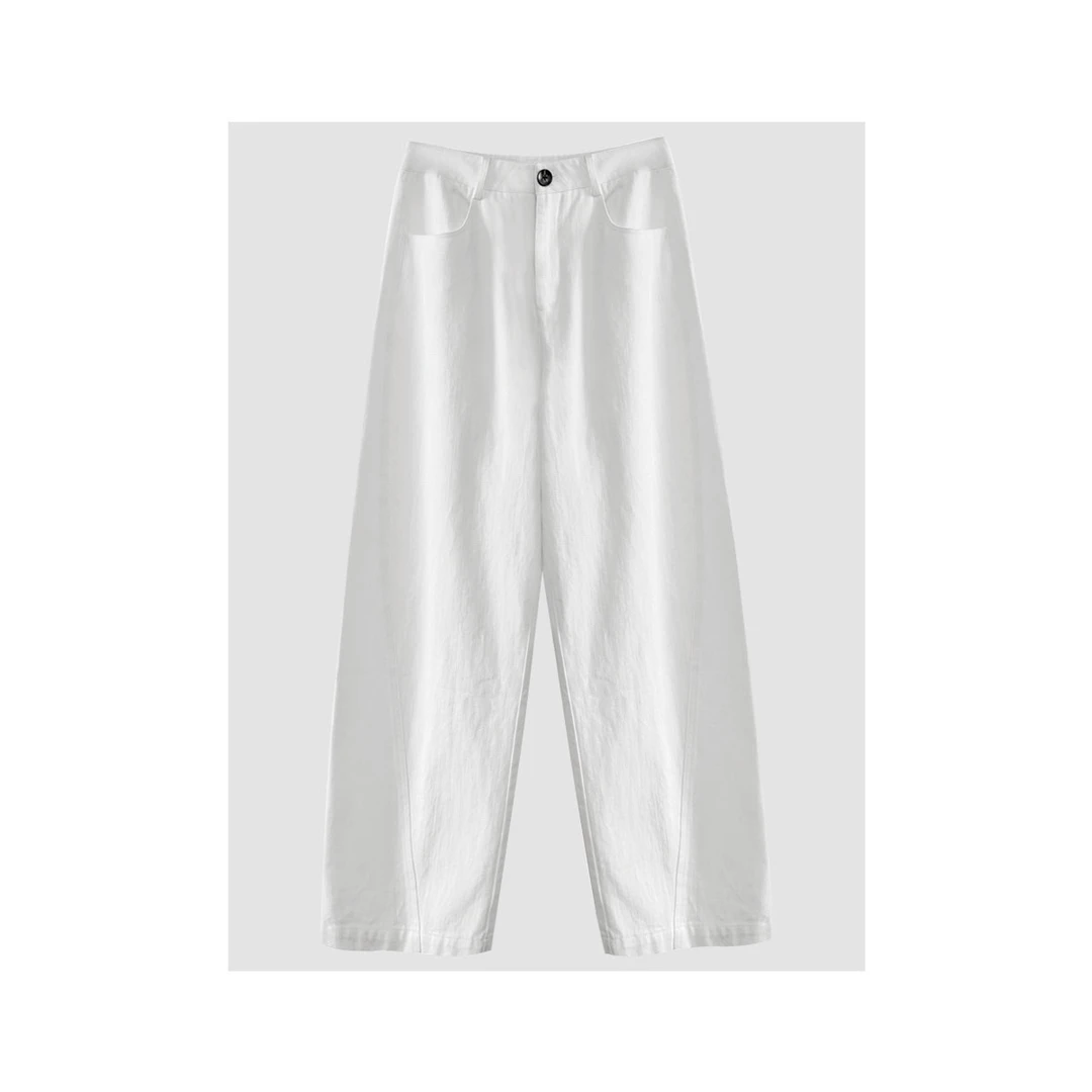 梨形天菜裤 遮胯显瘦松弛老钱直筒裤春季高腰时髦百搭休闲长裤女