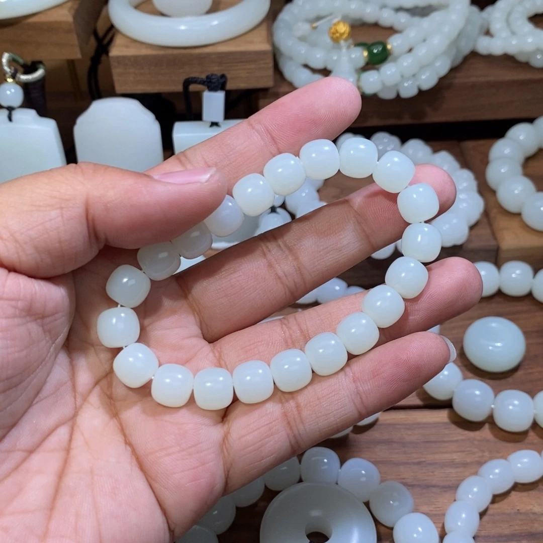 未镶嵌手链和田玉（糖玉）如*