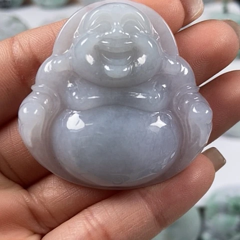 翡翠颈饰未镶嵌大佛福利