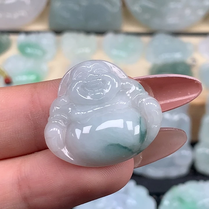颈饰未镶嵌翡翠佛公