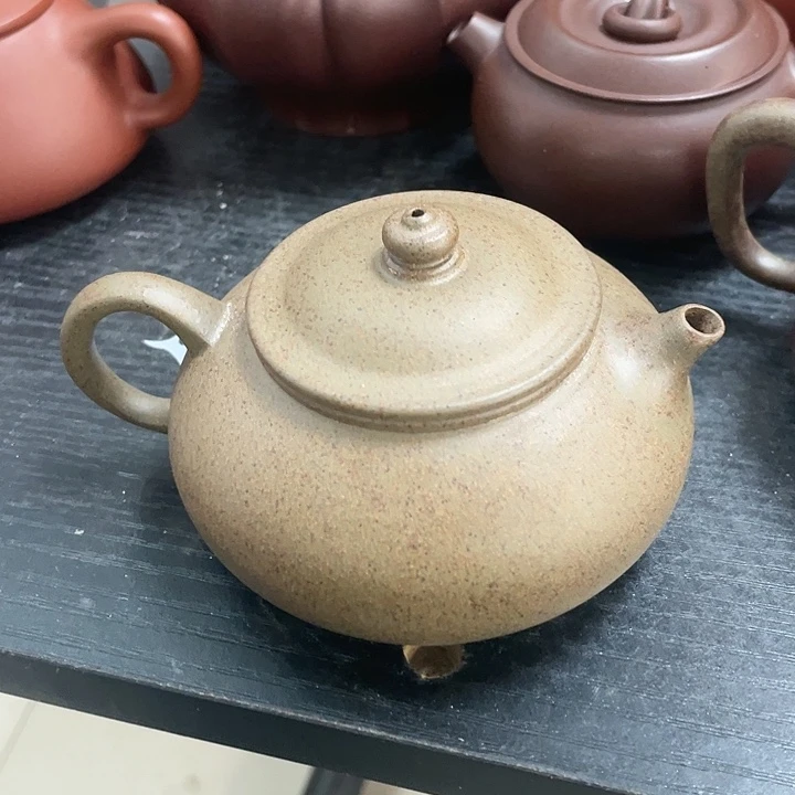紫砂茶壶微瑕壶柴烧寒江