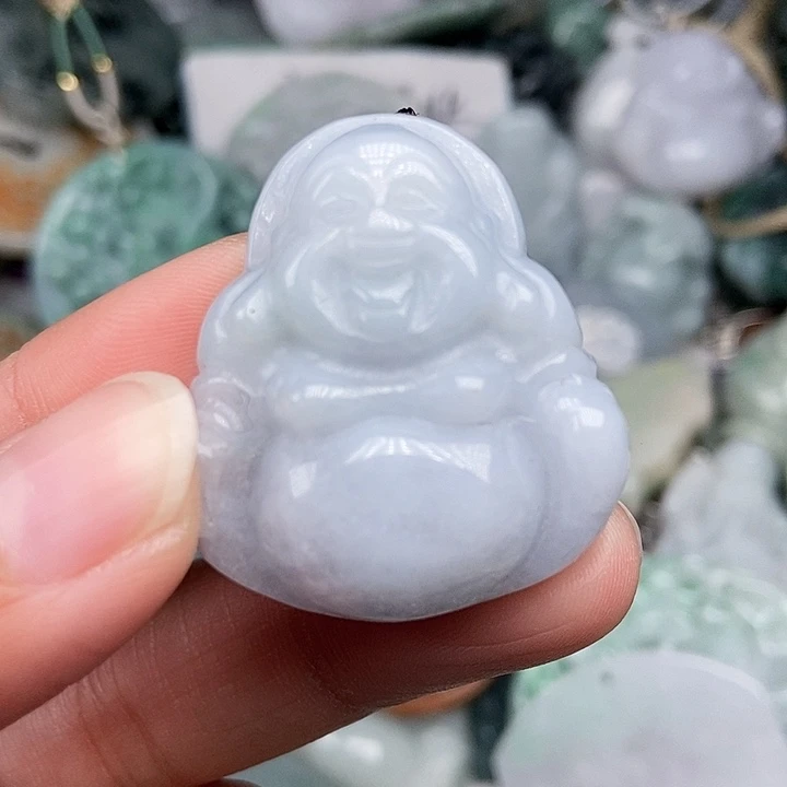 颈饰未镶嵌翡翠 翡翠