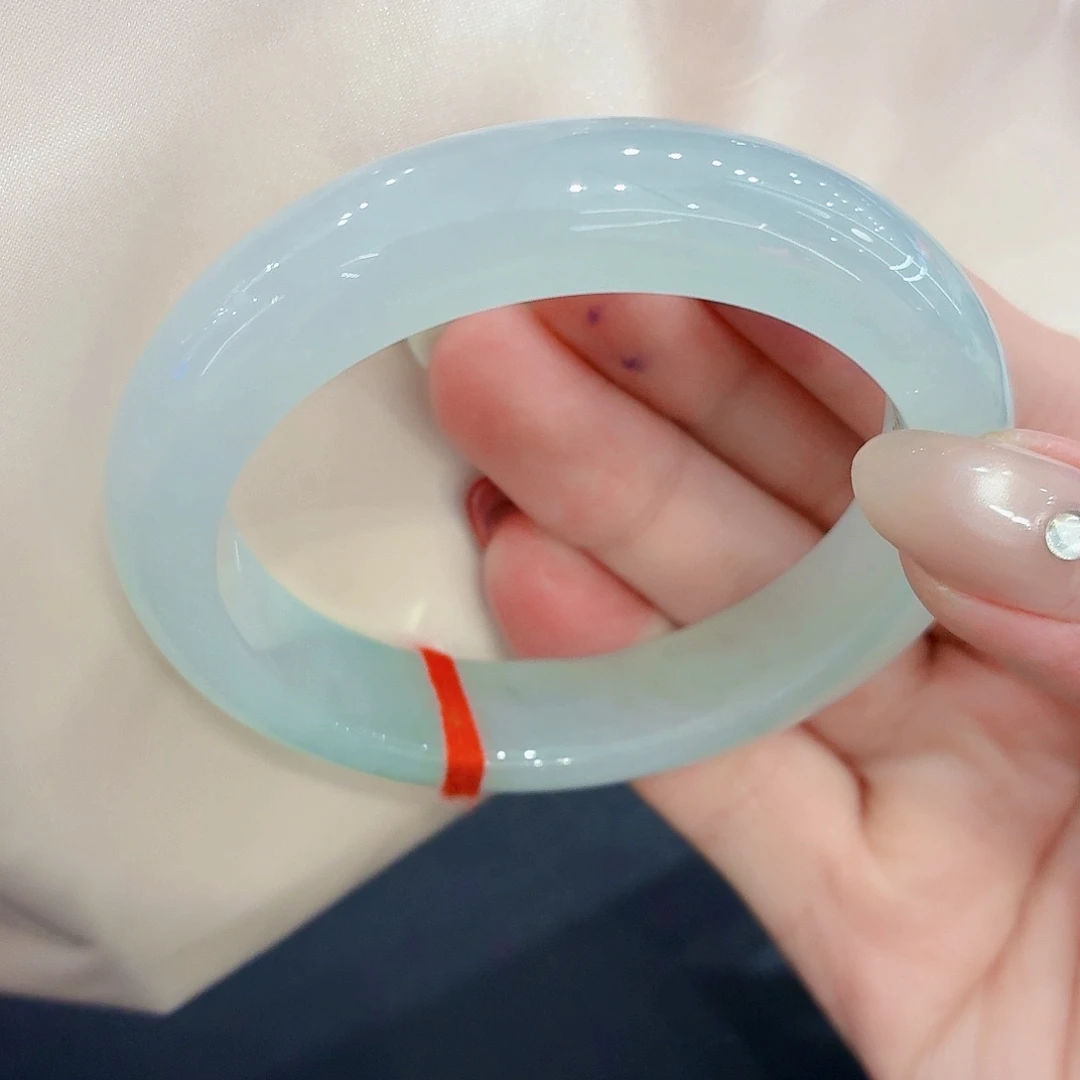 翡翠未镶嵌手镯翡翠55圈口（强推）