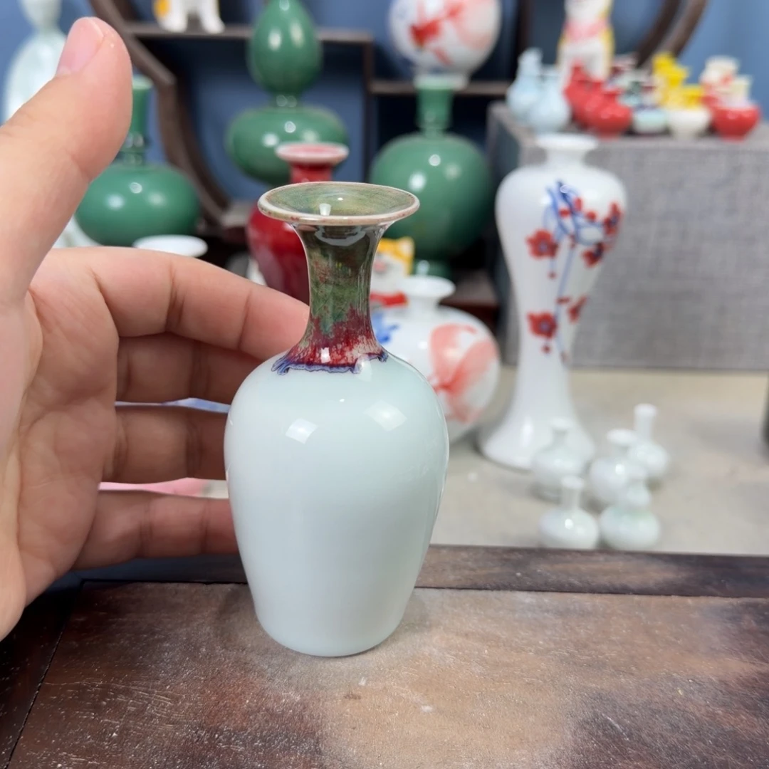 陶瓷手工小花器摆件