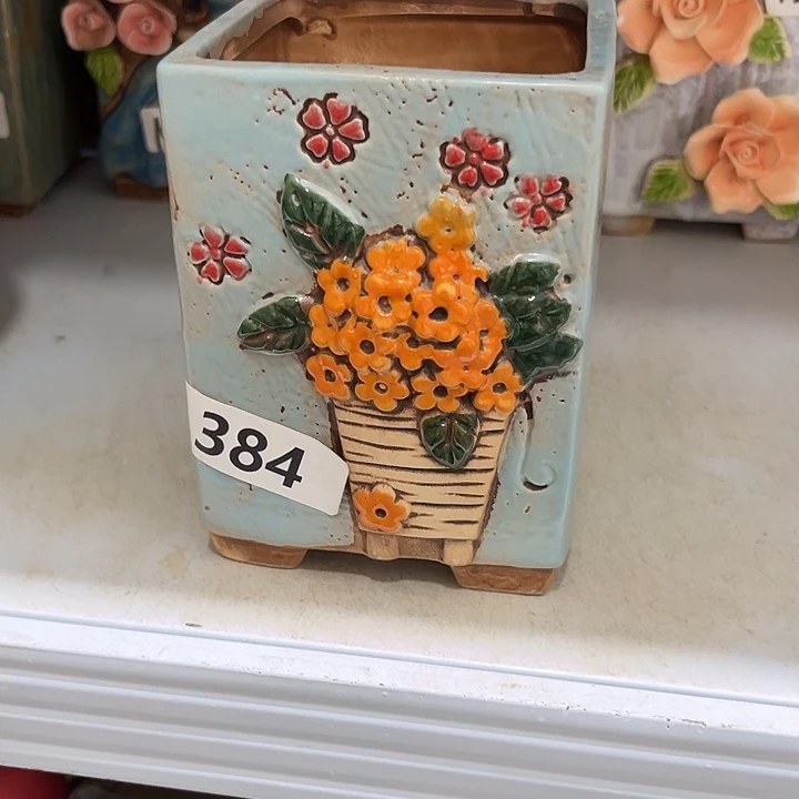 粗陶材质多肉花盆