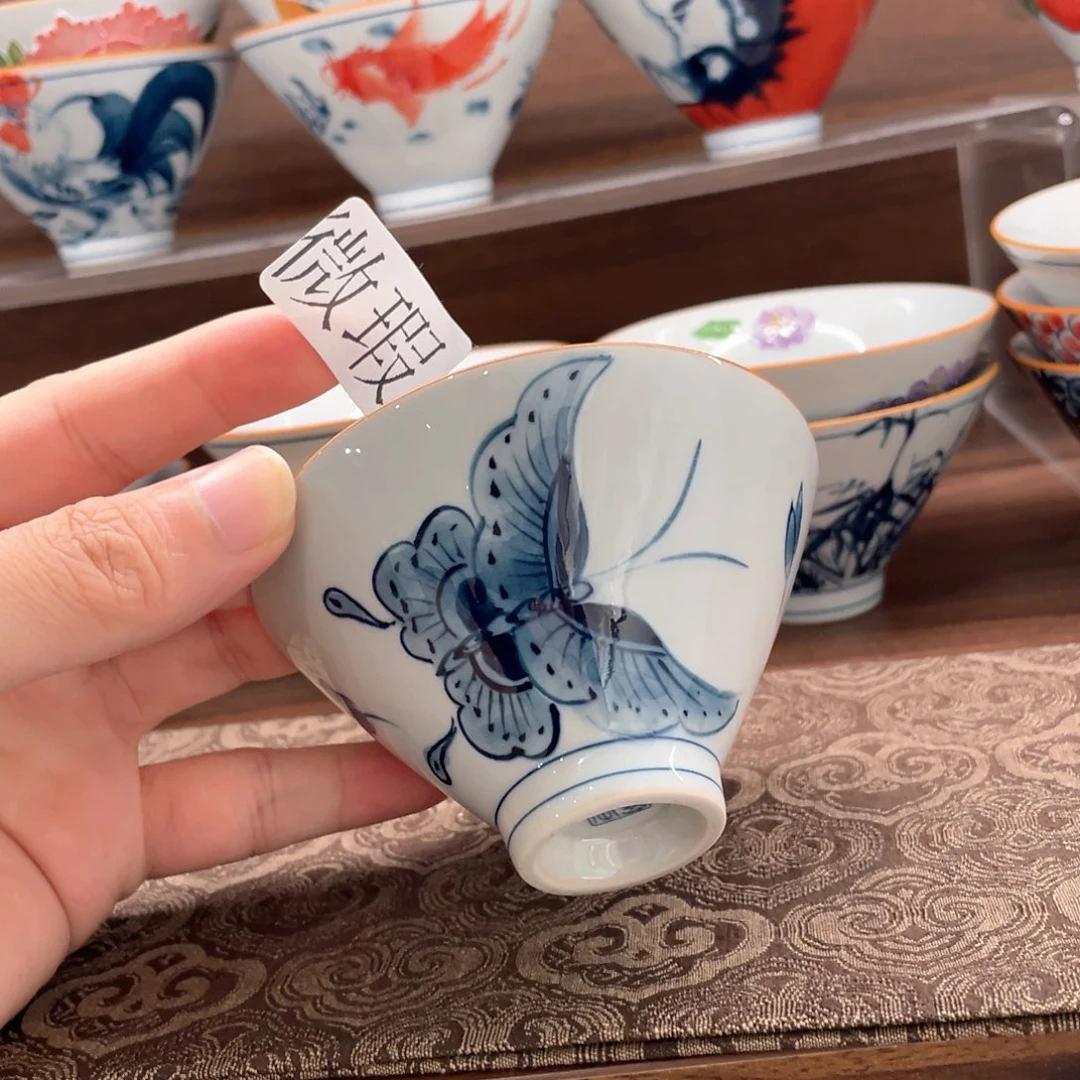 釉下彩纯手绘微瑕
