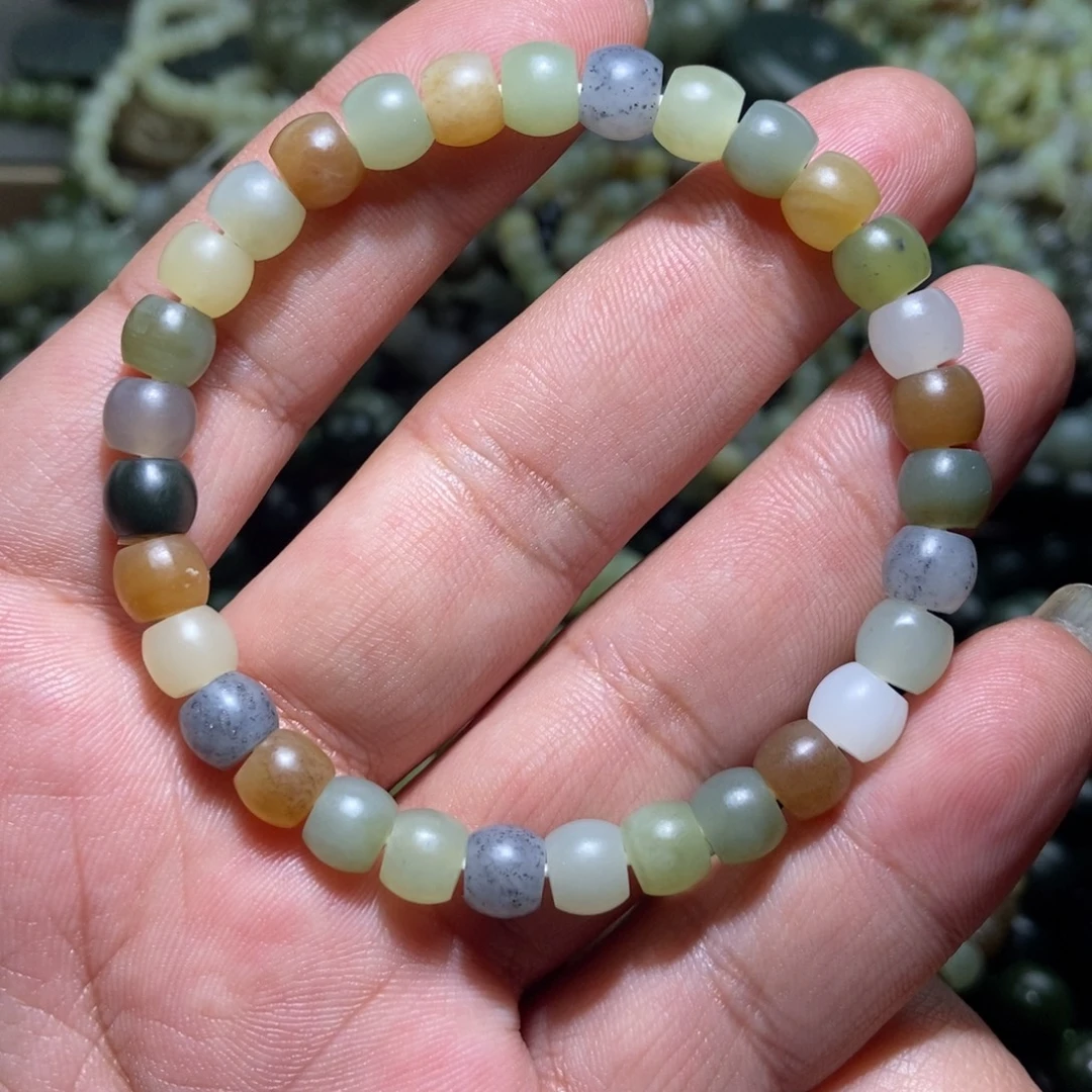 和田玉（糖玉）未镶嵌手链