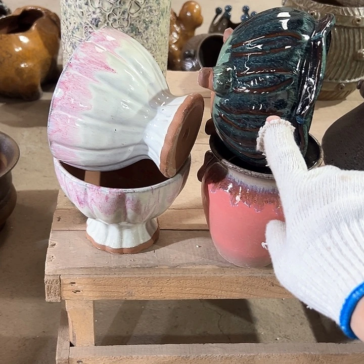 紫砂花藤花盆花盆