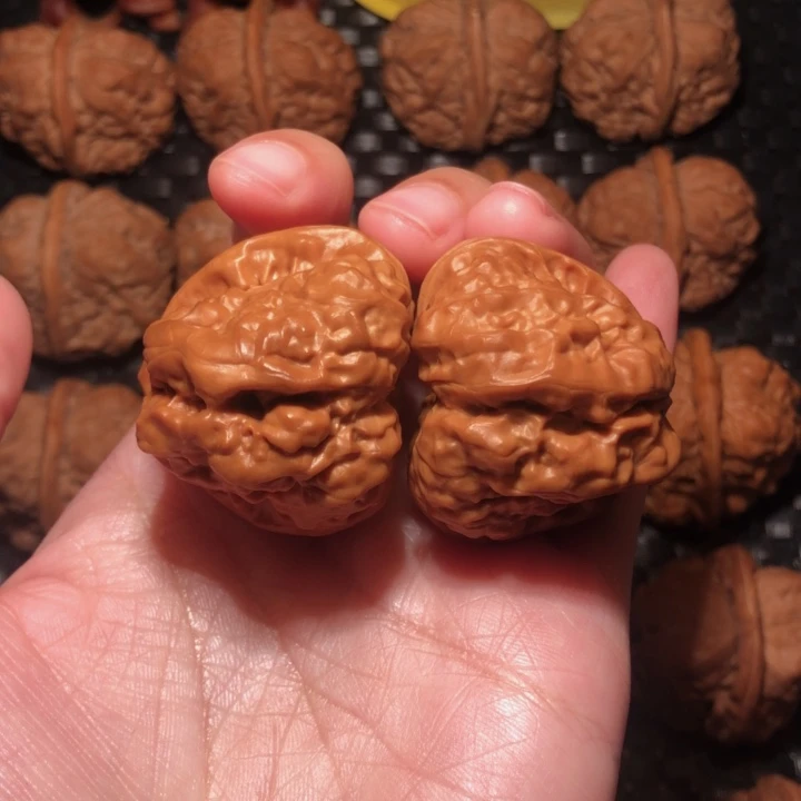 把件文玩核桃四深开掐腰40