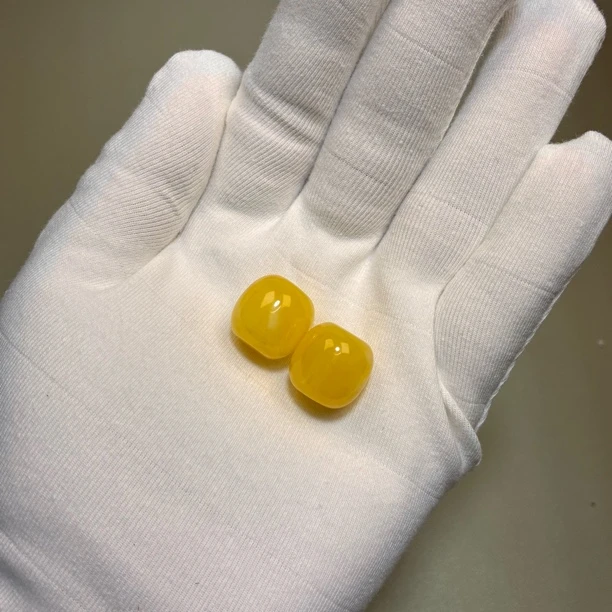 黄12×10桶珠（拍一送一到手2颗）散珠DIY配饰配件