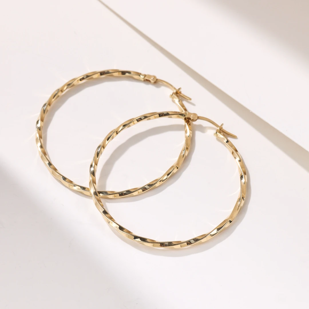 【举石臻选】TA0604-1331-145个性耳饰18k（一对）H