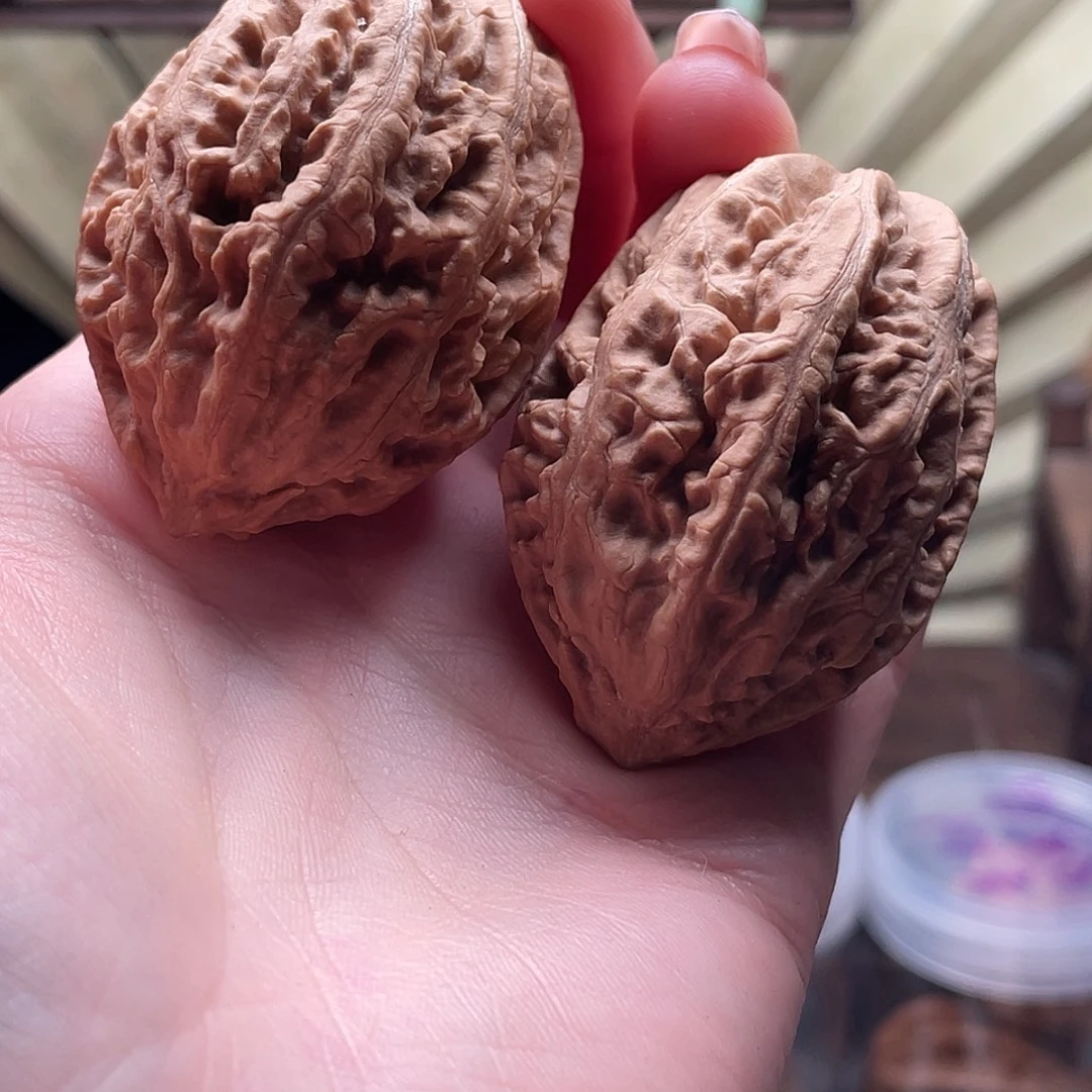 文玩核桃把件楸刀鱼40