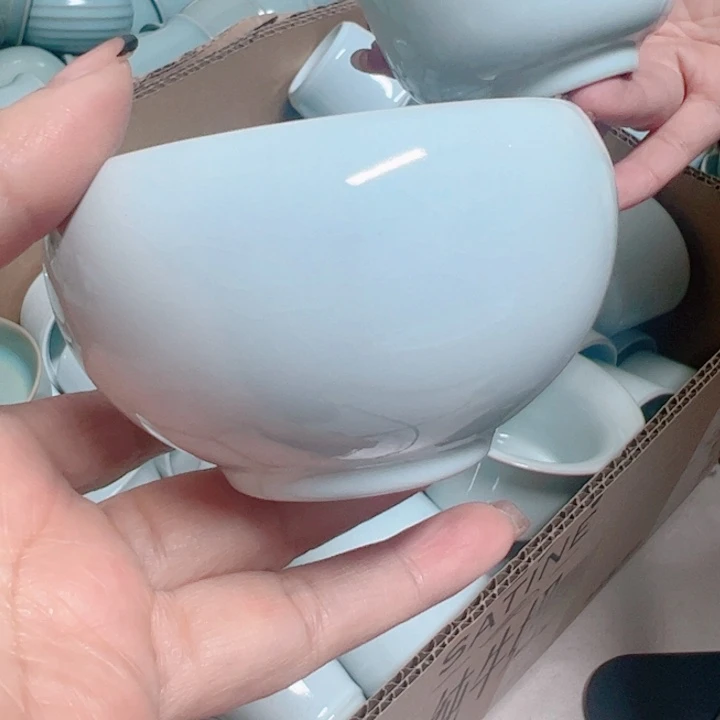 杯汝瓷原产地生产瑕品