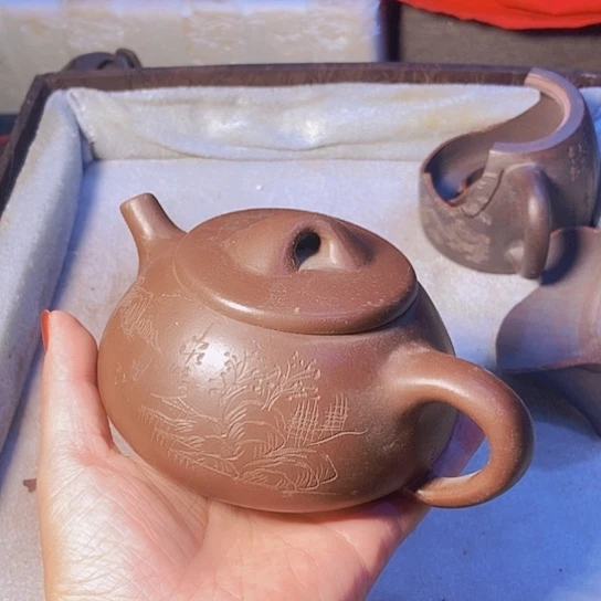 全手工制作宜兴紫砂壶